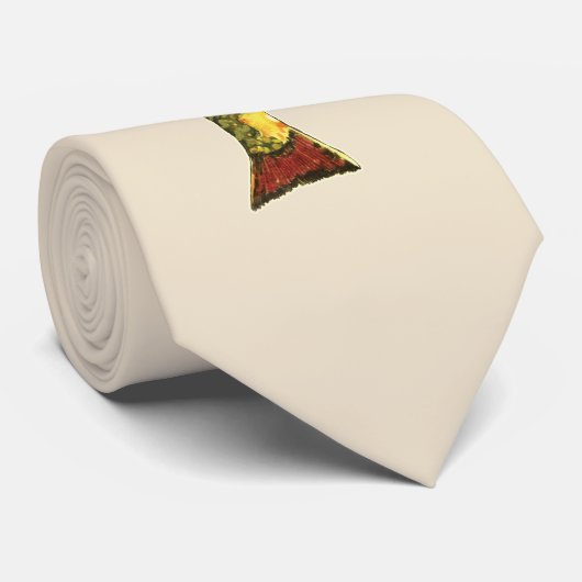 Der Anglerfisch der Bachforelle Krawatte (Gerollt)