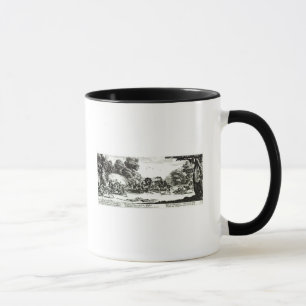 Der Angriff auf dem Stagecoach Tasse