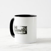 Der Angriff auf dem Stagecoach Tasse (Vorderseite Links)