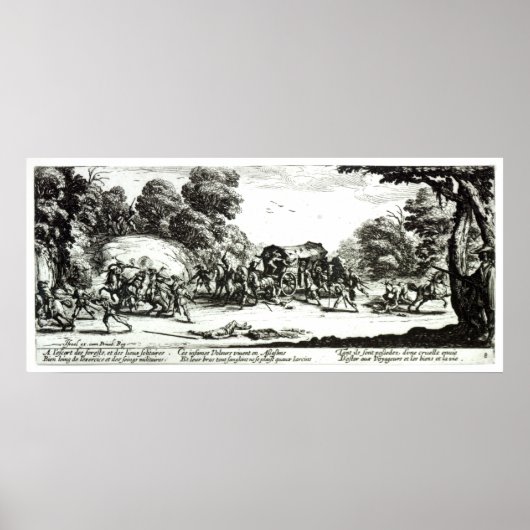 Der Angriff auf den Stagecoach Poster (Vorne)