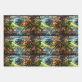 Der Angriff der Colossus-Mutantengemüse-Flachwrap Geschenkpapier Set (Vorderseite 2)