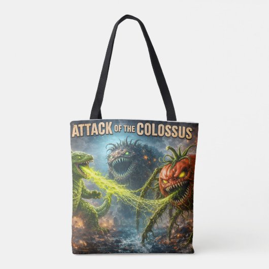 Der Angriff der Colossus-Mutantengemüse überall Tasche (Rückseite)