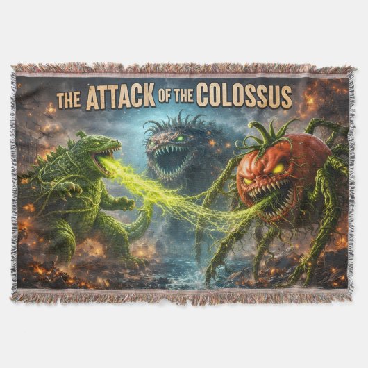 Der Angriff der Colossus-Mutantengemüse-Web-Thr Decke (Vorderseite)