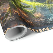 Der Angriff der Koloss-Mutantenveggie 40 Mat Wr Geschenkpapier (Rolleneckpunkt)