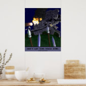 Der Angriff Poster (Küche)