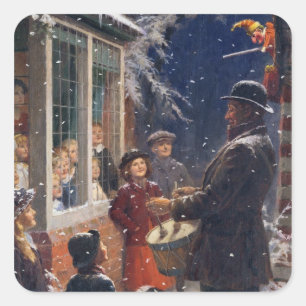 Der Animateur Quadratischer Aufkleber