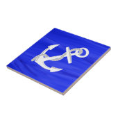 Der Anker des Schiffs Fliese (Seite)