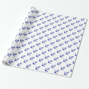 Der Anker des Schiffs Geschenkpapier