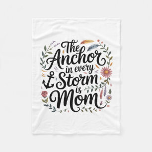 Der Anker in jedem Sturm ist Mama Fleecedecke