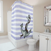 Der Ankerduschvorhang des Schiffes Duschvorhang (Beispiel)