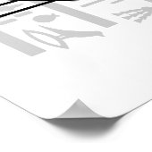 Der Ankh - ägyptische Hieroglyphen Poster (Ecke)