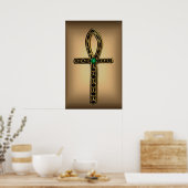 Der Ankh (Gold) Poster (Küche)