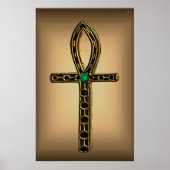 Der Ankh (Gold) Poster (Vorne)