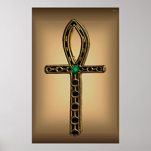 Der Ankh (Gold) Poster (Vorne)