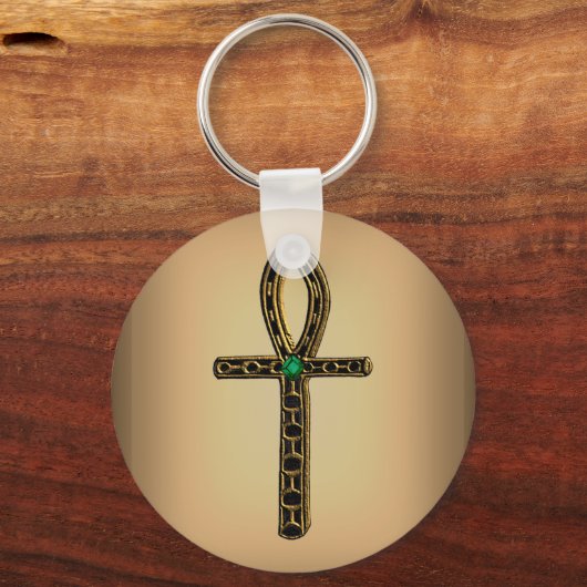 Der Ankh (Gold) Schlüsselanhänger (Vorderseite)
