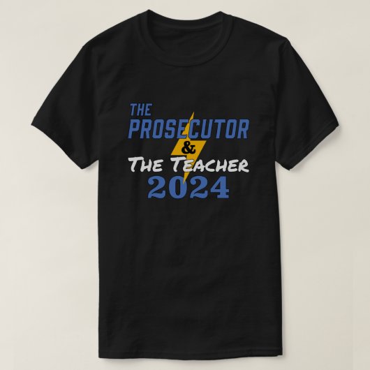 Der Ankläger und Lehrer Harris Walz 2024 T-Shirt (Design vorne)