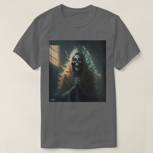 Der Ankou, der lacht T-Shirt (Design vorne)