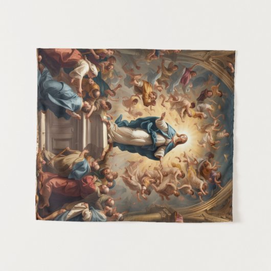 Der Annahmebereich Wandteppich (Vorderseite (Horizontal))