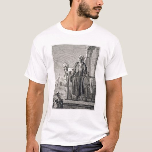 Der Anruf des Muezzins zum Gebet, 19. Jahrhundert T-Shirt (Vorderseite)