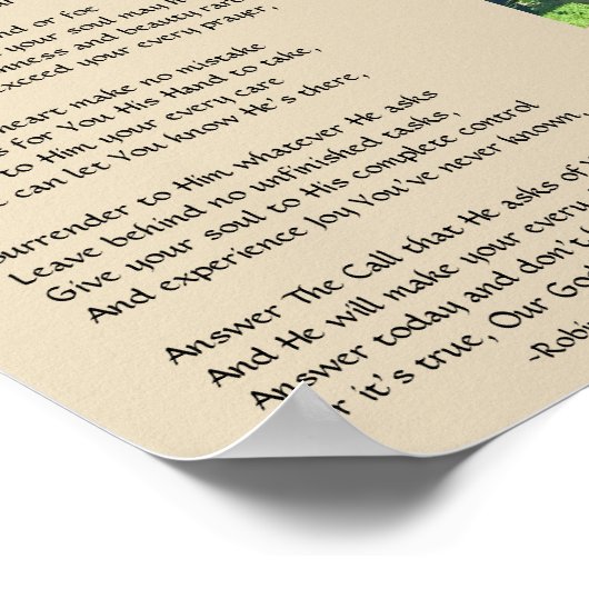 DER ANRUF POSTER (Ecke)