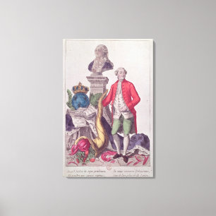 Der Anruf von Jacques Necker am 16. Juli 1789 Leinwanddruck