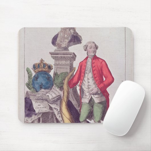 Der Anruf von Jacques Necker am 16. Juli 1789 Mousepad (Mit Mouse)