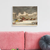 Der Ansatz zu Weihnachten, eingraviert von George  Leinwanddruck (Insitu (Wohnzimmer))