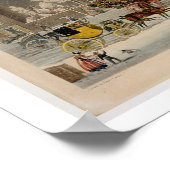 Der Ansatz zu Weihnachten, eingraviert von George  Poster (Ecke)