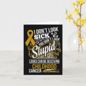 Der Anschein kann das Bewusstsein für Krebs im Kin Karte (Gelbe Blume)