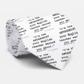 Der Antagonist Ihr Englischlehrer warnte Sie Krawatte (Gerollt)