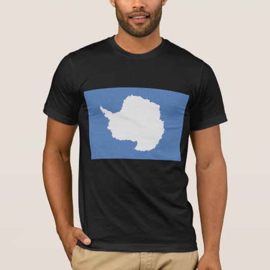 Der Antarktis Flagge T-Shirt (Vorderseite)