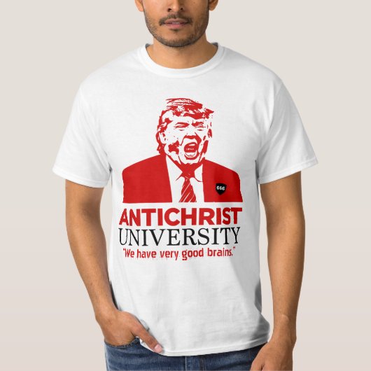 Der ANTICHRIST-UNIVERSITÄTStrumpf-T - Shirt der (Vorderseite)