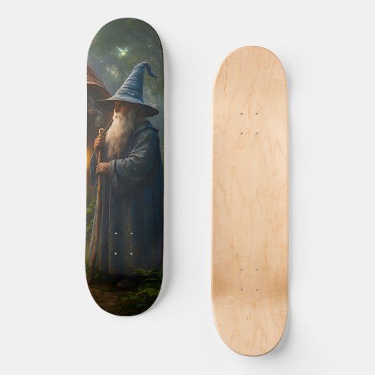 Der antike Waldzauberer 8.125 Skateboard-Deck Skateboard (Vorderseite)