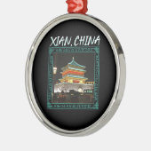 Der antike Xian-Glockenturm der China Ornament Aus Metall (Links)