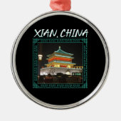 Der antike Xian-Glockenturm der China Ornament Aus Metall (Vorne)