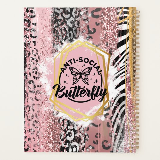 Der antisoziale Schmetterlingsplaner Planer (Rückseite)