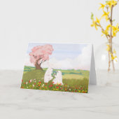 Der Antrag Karte (Gelbe Blume)