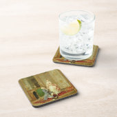 Der Antrag (Öl auf Platte) Getränkeuntersetzer (Rechte Seite)