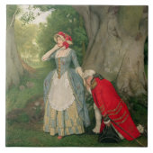 Der Antrag (w/c auf Papier) Fliese (Vorderseite)