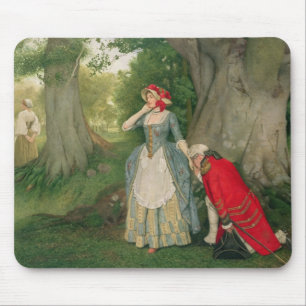 Der Antrag (w/c auf Papier) Mousepad