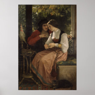Der Antrag - William Bouguereau Poster