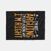 Der Anwalt erklärt, warum ich recht habe Fleecedecke (Vorderseite (Horizontal))