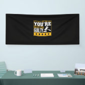 Der Anwalt ist wahrscheinlich schuldig Banner (Messe)