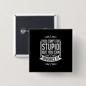 Der Anwalt kann sich scheiden lassen Button (Vorne & Hinten)