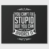 Der Anwalt kann sich scheiden lassen Geschenkpapier (Flach)