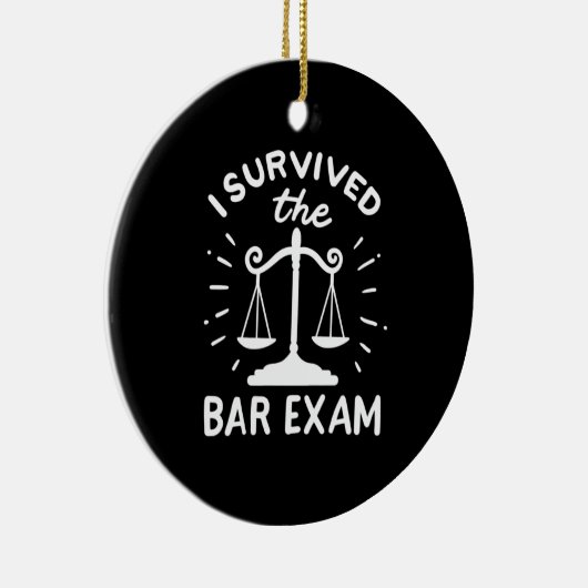 Der Anwalt überlebte die Bar-Prüfung Keramik Ornament (Rechts)