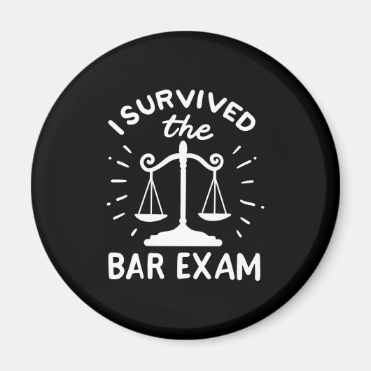 Der Anwalt überlebte die Bar-Prüfung Magnet (Vorne)