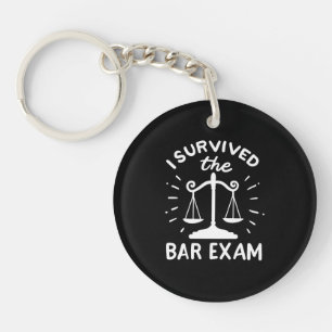 Der Anwalt überlebte die Bar-Prüfung Schlüsselanhänger