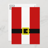 Der Anzug des Weihnachtsmanns Feiertagspostkarte (Vorne/Hinten)