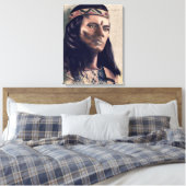 Der Apache - überzogene Canvas Leinwanddruck (Insitu (Schlafzimmer))